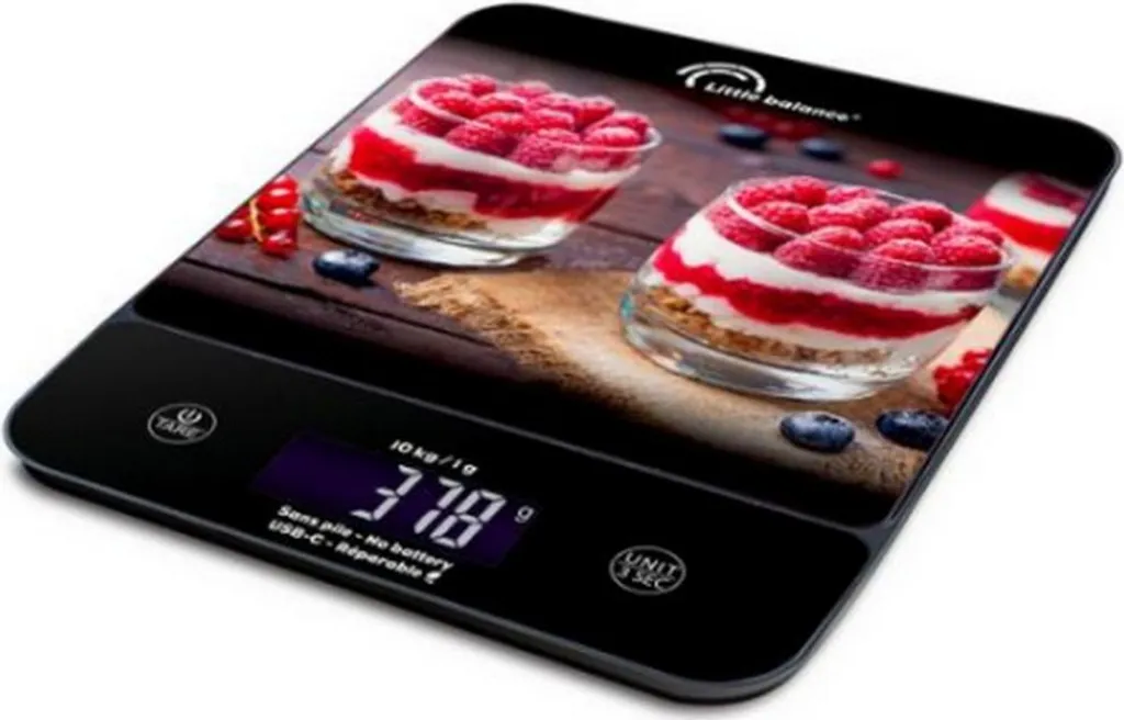 Balance de Cuisine Électronique 10kg 1g Design Cheesecakes Genius