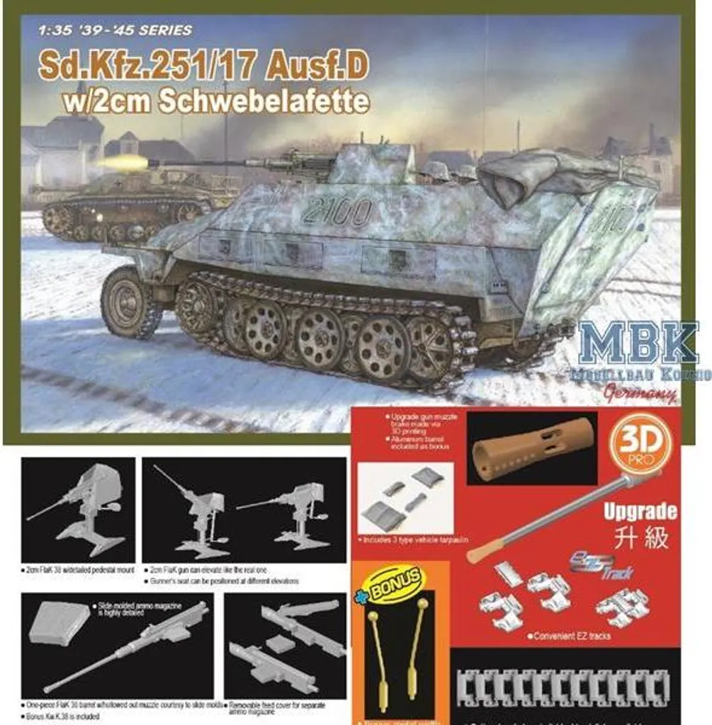 Construisez votre Diorama Militaire avec le Sd.Kfz.251/17 Ausf.D 1:35