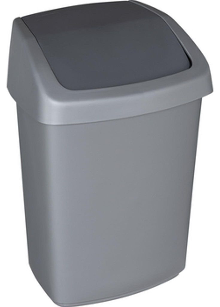 Curver Swing-Top 25 L rettangolare in plastica antracite, Immagine del prodotto 