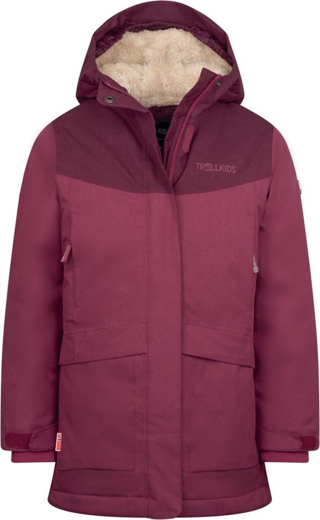 Trollkids Mädchen Isolierte Jacke Rot 456-421 Grösse 140