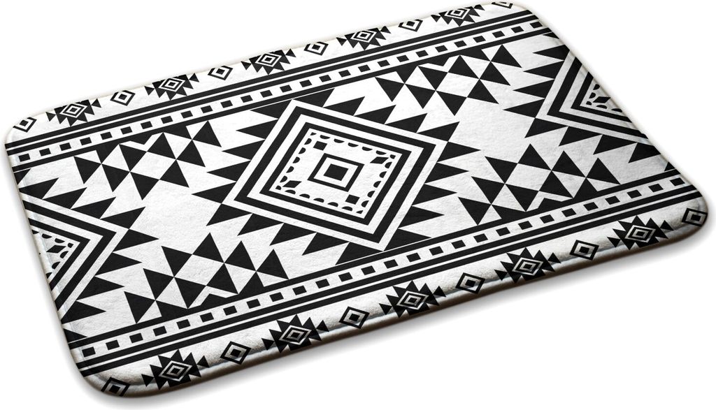 Teppich Wohnzimmer Schlafzimmer Modern - 75 cm x 45 cm - Produktbild 