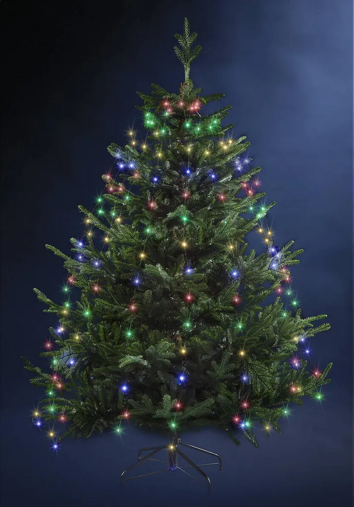 Éclairage de Noël pour Sapin 170 LED Multicolores à Effets Variables - 5
