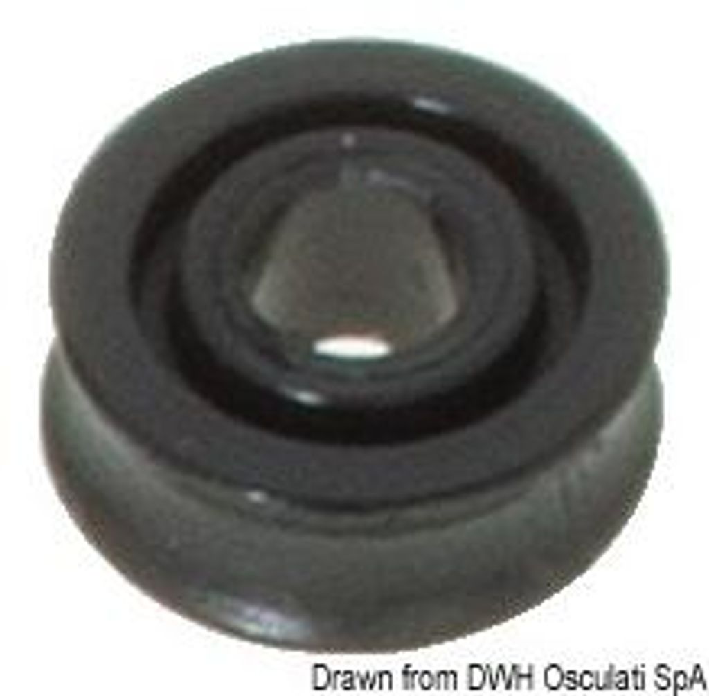 Delrin krążek 34 mm do liny Ø 12 mm biały Osculati Zdjęcie produktu 