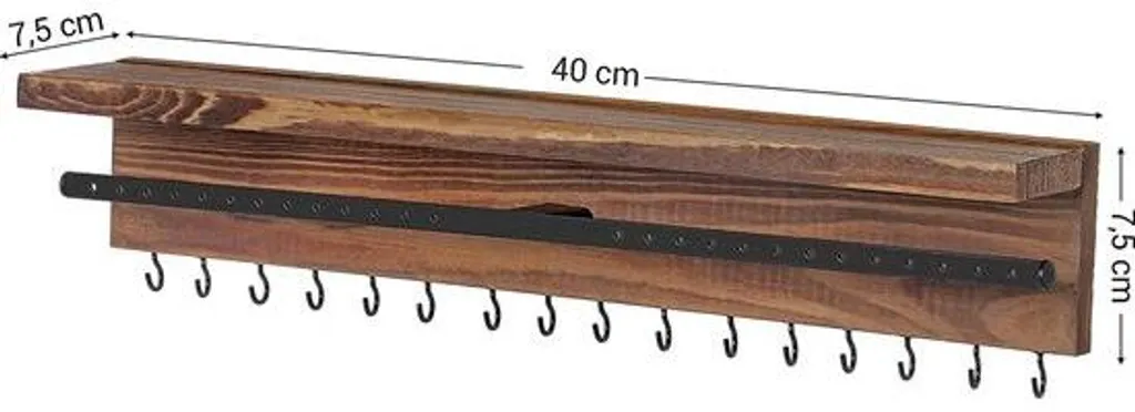 Étagère murale bijoux pour gagner de la place sur votre coiffeuse