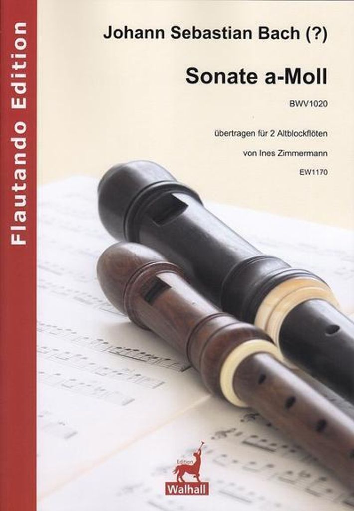 Sonate a-Moll BWV1020für 2 Altblockflöten