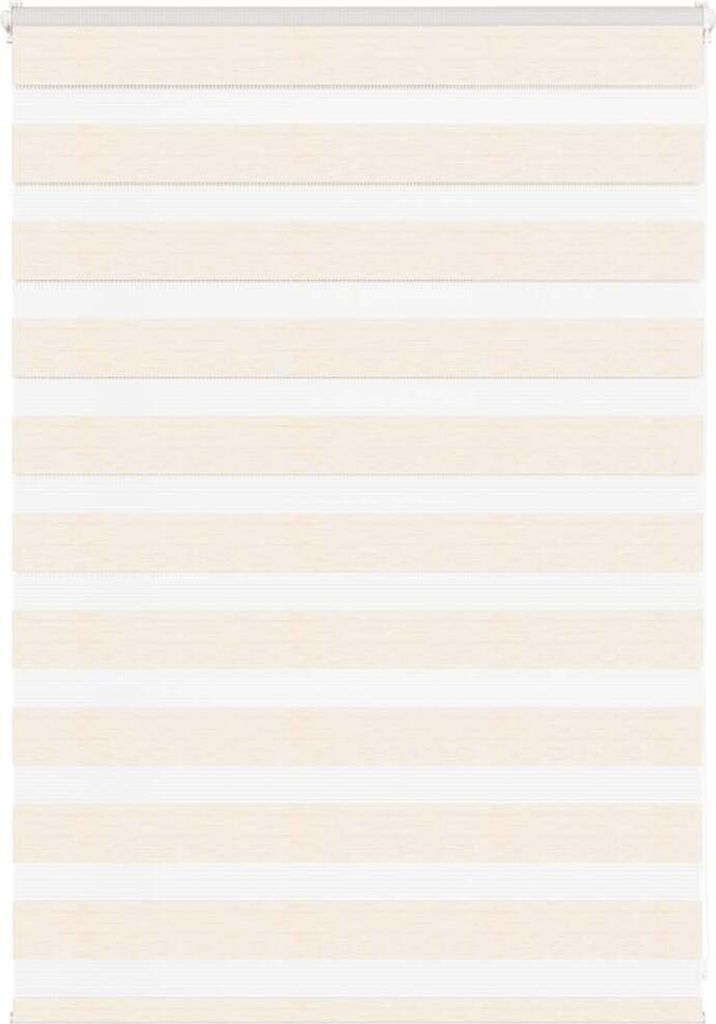 Maison Exclusive - Doppelrollo Marmorbeige 110x100cm Stoffbreite 105,9 cm Polyester