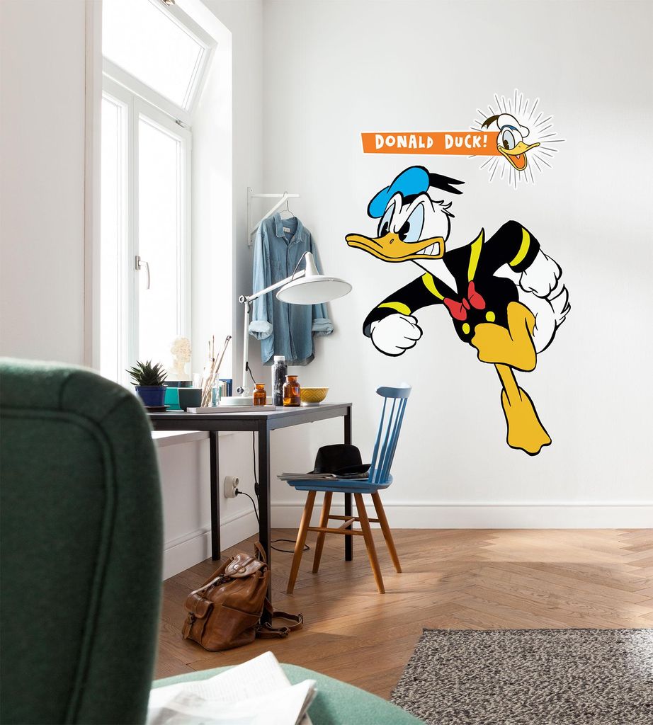 Komar Vlies Fototapete selbstklebend und konturgeschnitten "Donald angry XXL" - Größe: 127 x 200 cm (Breite x Höhe) - 1 Stück