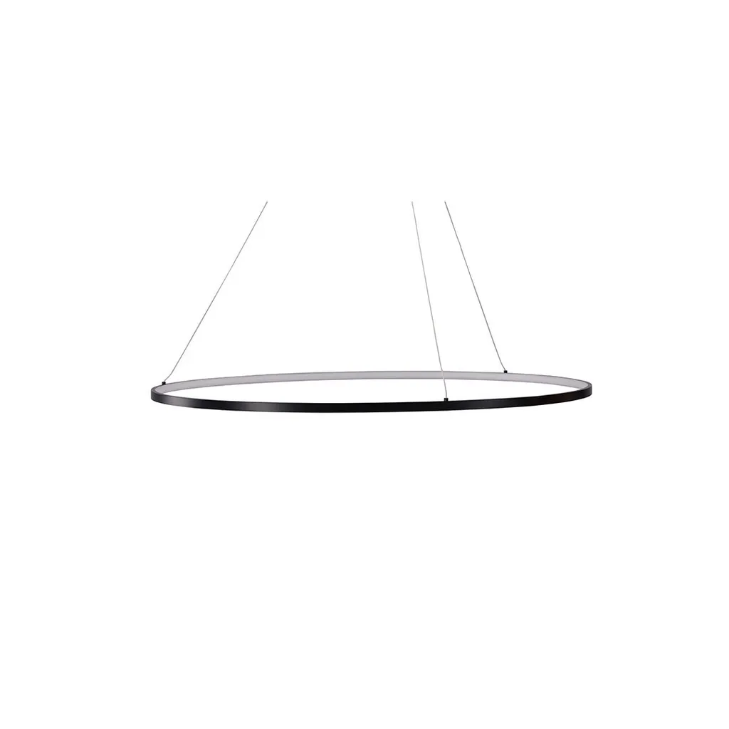 Rödäng suspension luminaire noire 100x100x6cm éclairage moderne salon