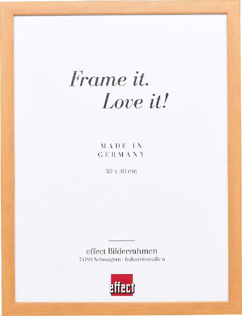 Cornice Legno Marrone 40x50 Profilo 58 con Vetro Antiriflesso Prezzi