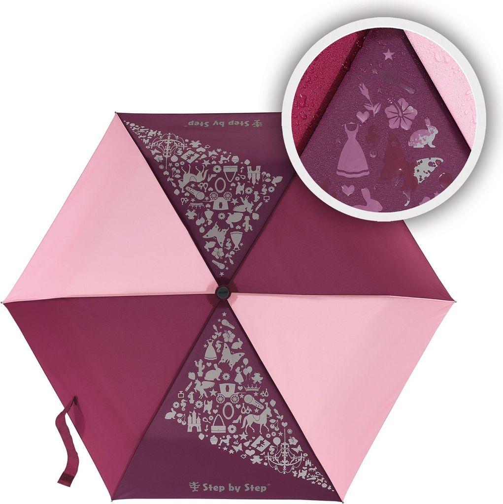 Step by Step ombrello tascabile ombrello Magic Rain Effect Immagine del prodotto 