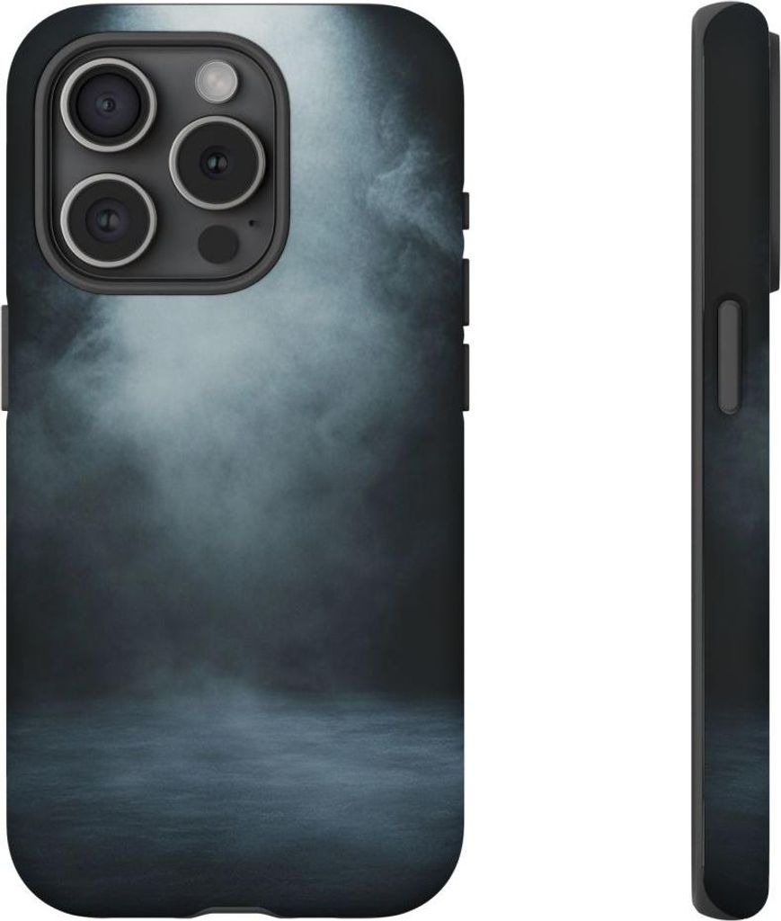 Stimmungsvolles Spotlight mit Nebeleffekt – Hülle Kompatibel mit iPhone 15 Pro