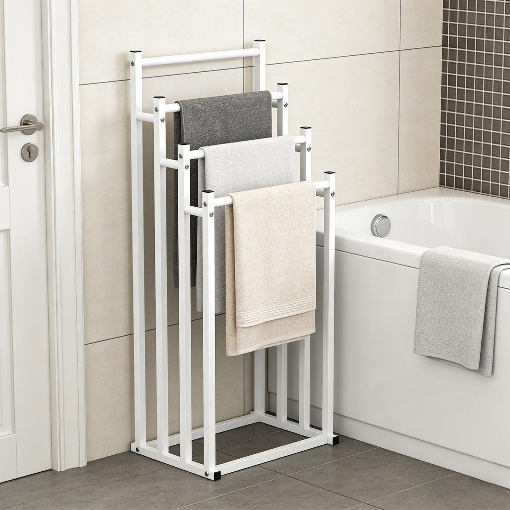 Porte-serviettes sur 4 niveaux, support de serviettes Image du produit 