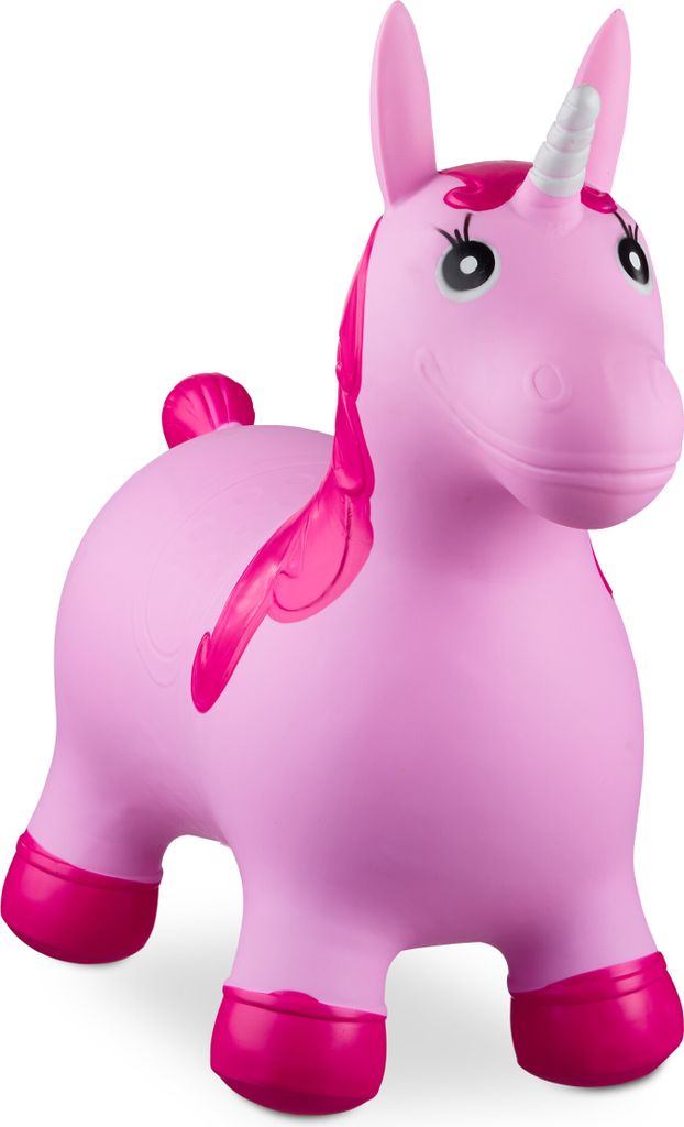 relaxdays Hüpftier Einhorn