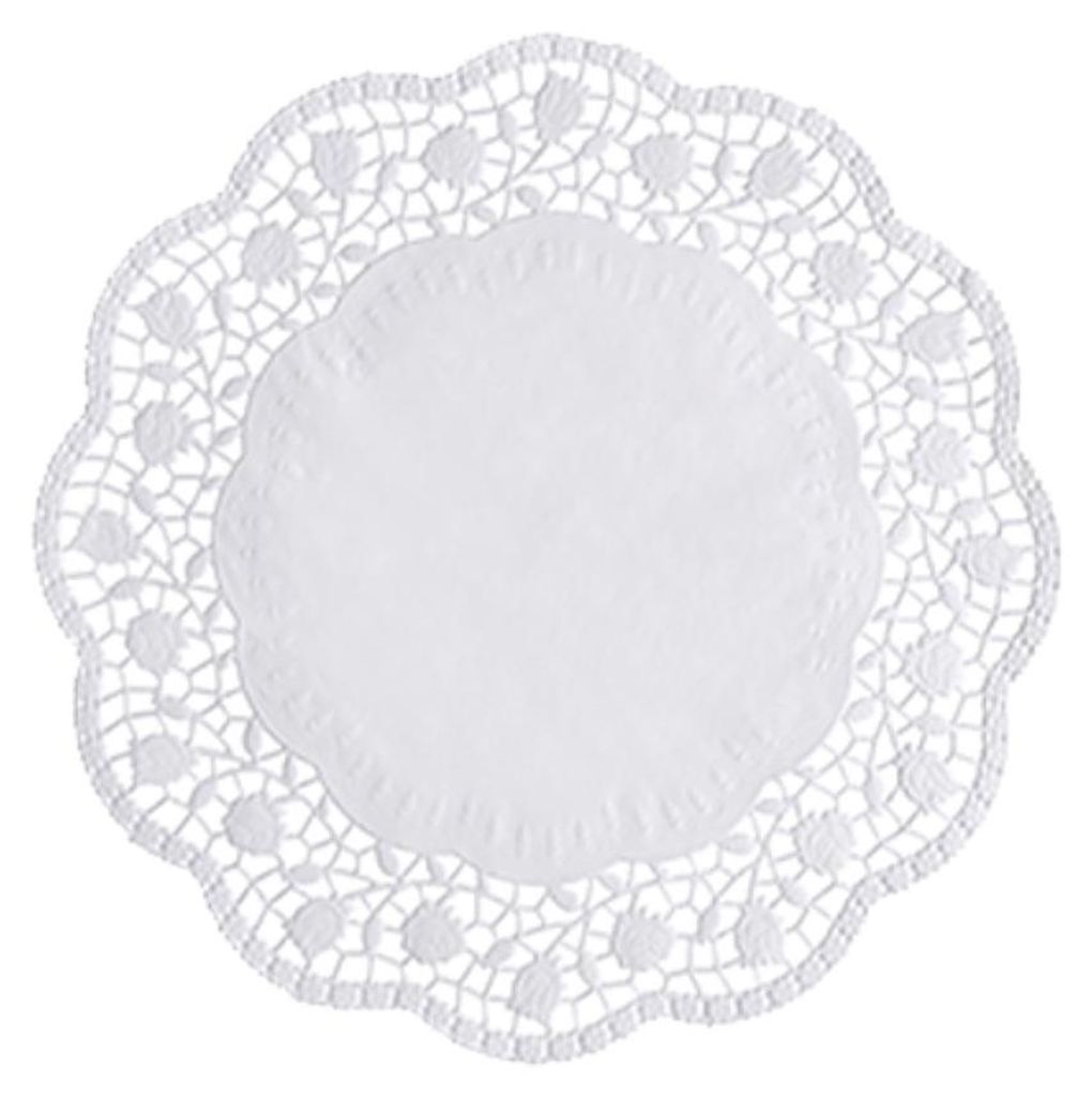 Papstar Tortenspitzen 28cm weiss 100 Stück 12268 Produktbild 