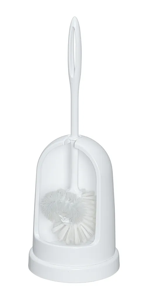 Ensemble Brosse de Toilette et Support Blanc Design Classique WC