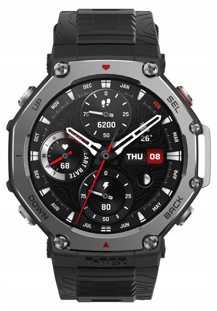 Amazfit T-Rex 3, 3,81 cm (1.5"), AMOLED, Dotyková Obrázek produktu 