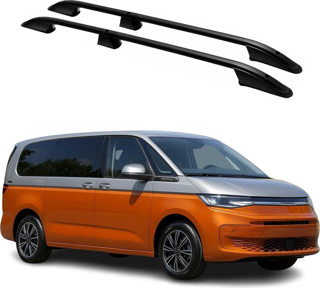 Barres De Toit Longitudinales pour VW T7 Multivan 2021-2025 Image du produit 