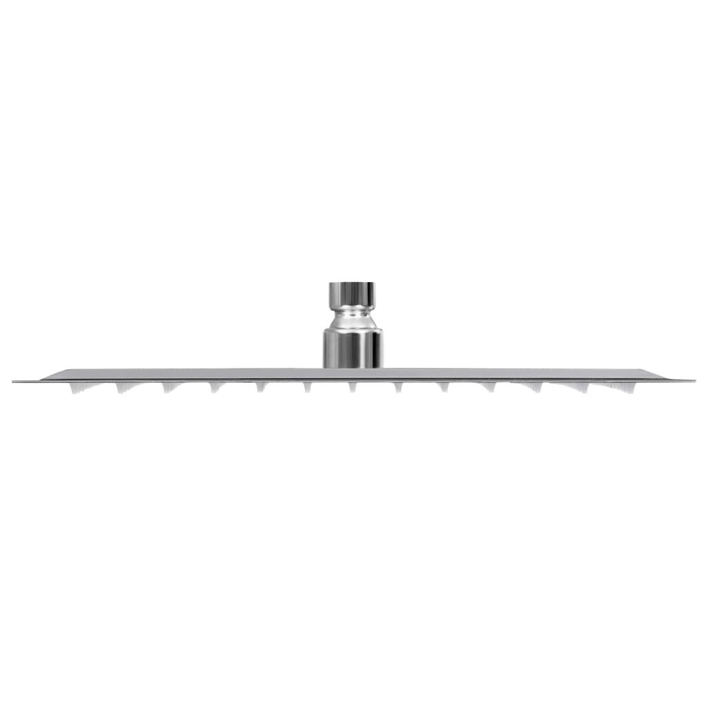 vidaXL Regenbrause Edelstahl 304 30x30 cm Quadrat Produktbild 