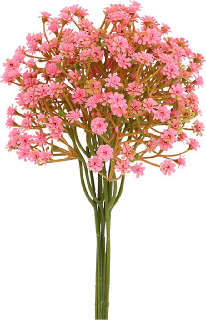 6pcs künstliche Gypsophila Realistische Simulation Blumen wiederverwendbares feine Verarbeitung nicht verblüffender gefälschter Pflanzen Wohnkul...