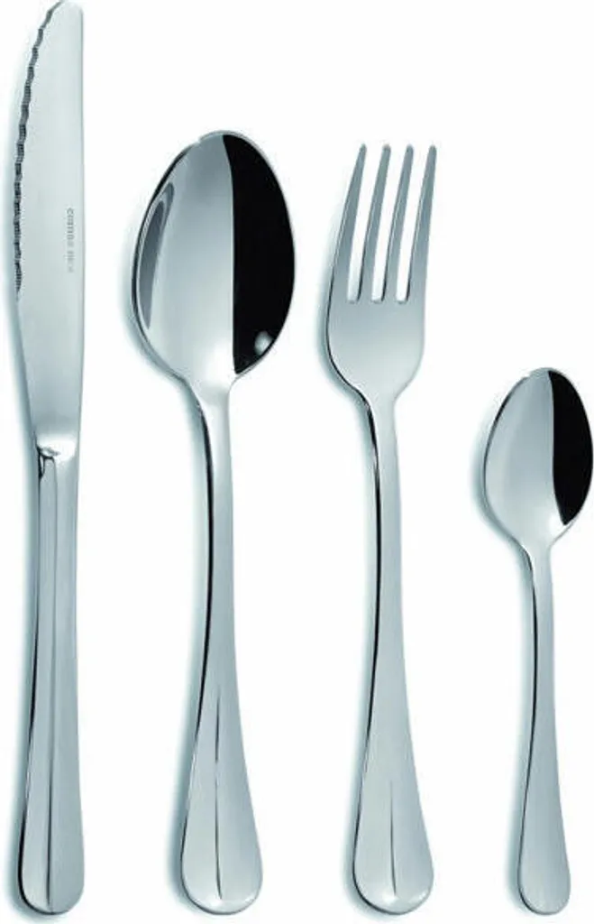 Set Posate 24 Pezzi Comas Baguette S Acciaio 18/10 Argento 7121