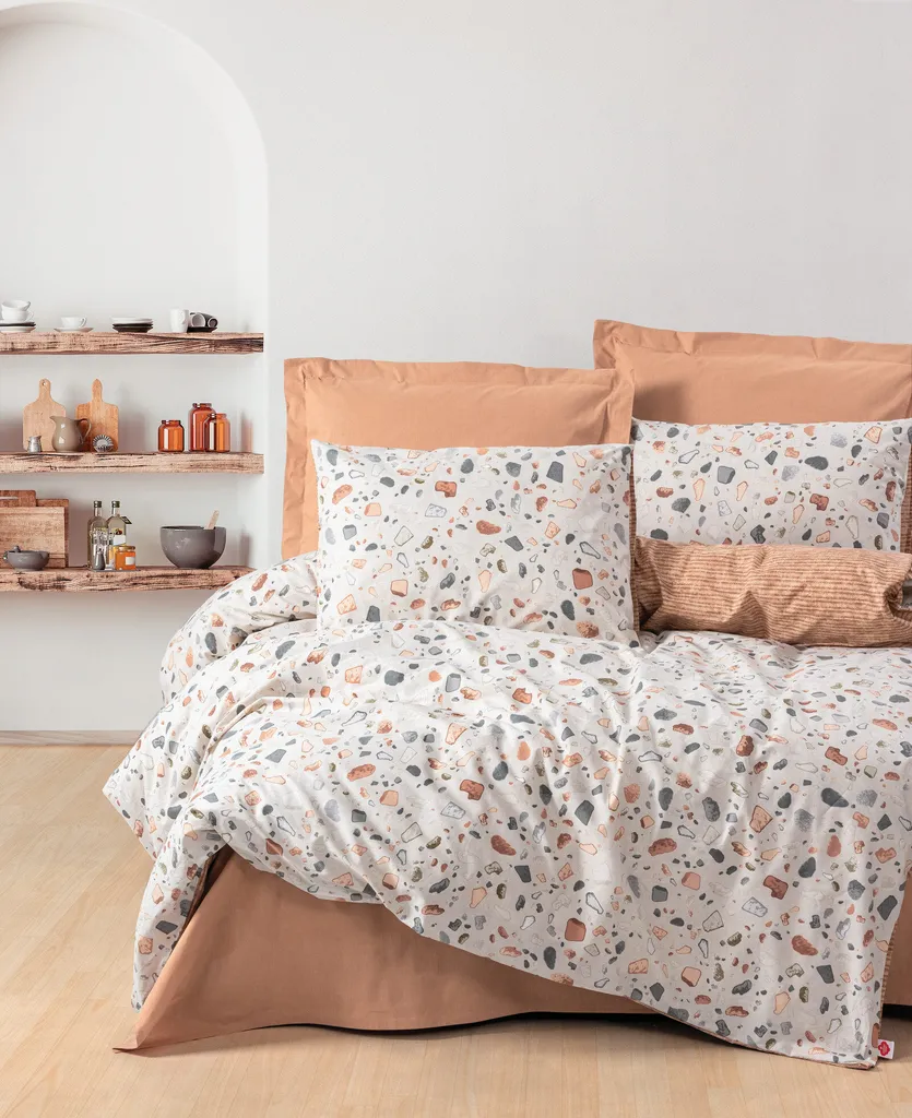 Piumino Oniks L'Essentiel Caramello - Eleganza in Cotone Ranforce