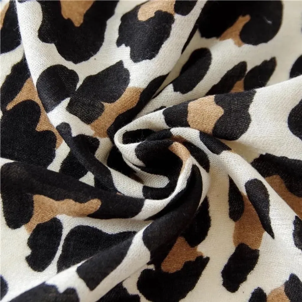 Sciarpa Isabela Verde Leopardata KP33903 - Urban Style e Calore - 2