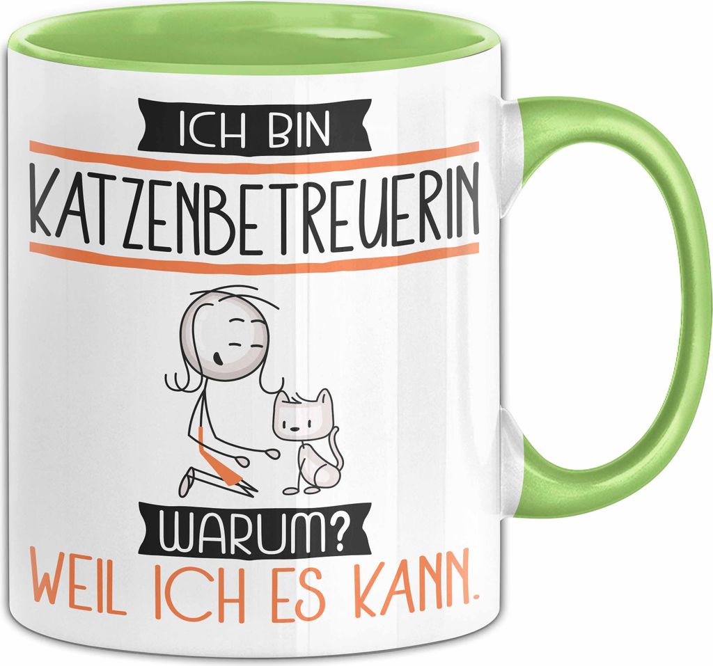 Katzenbetreuerin Tasse Geschenk Ich Bin Katzenbetreuerin Produktbild 