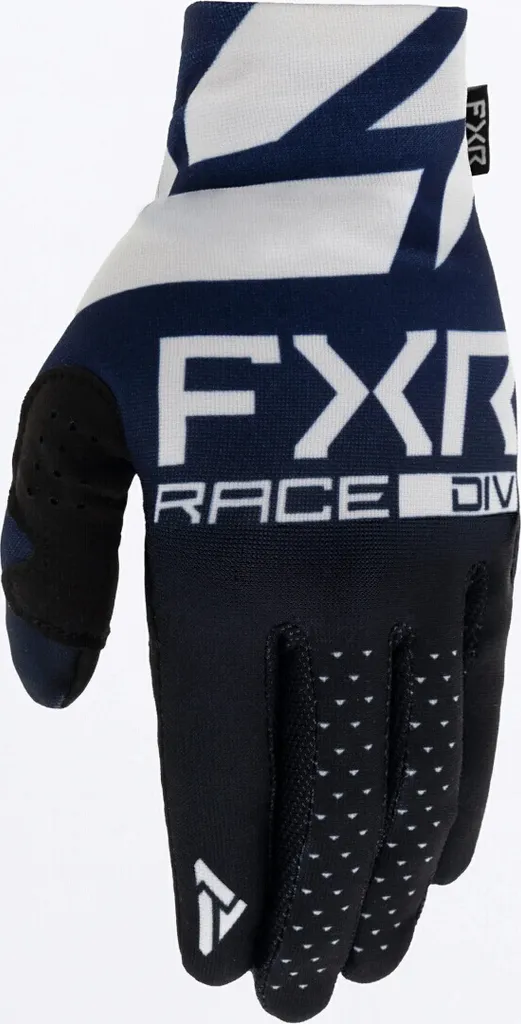 Gants moto tout-terrain FXR Pro-Fit Lite bleus confortables en taille S