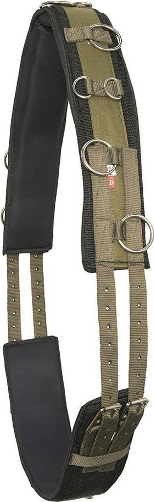 Imperial Riding Longiergurt Nylon IRHDeluxe Extra Classic Olive Green/Olive Green Cob