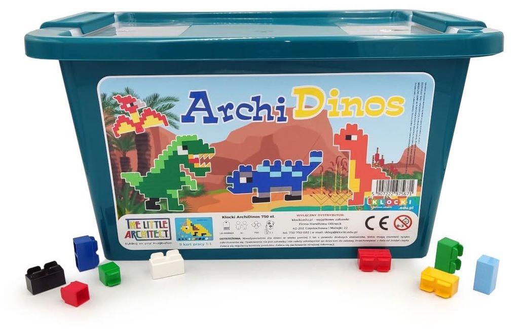 Little Architect ArchiDinos – klocki konstrukcyjne z Zdjęcie produktu 