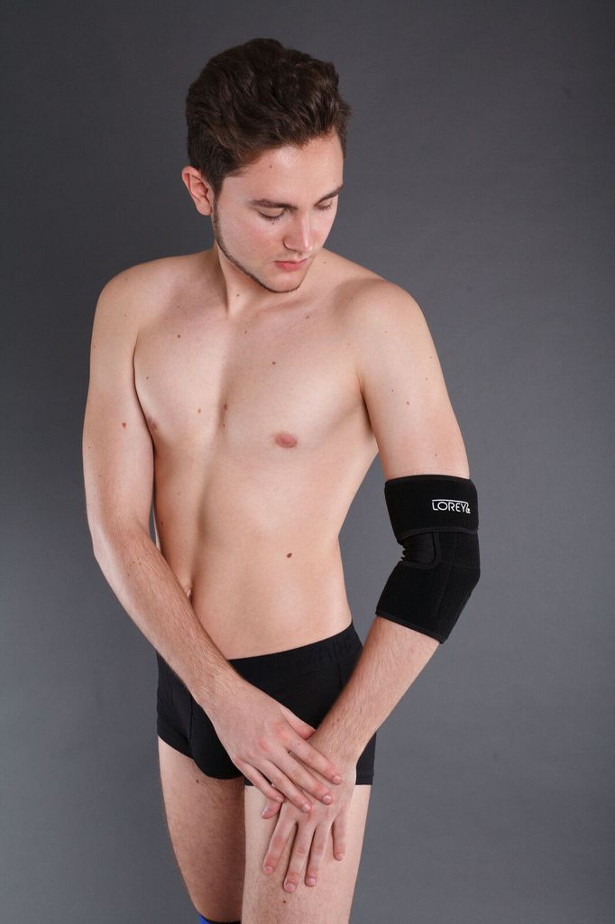 LOREY - Hochwertige Ellenbogenbandage aus offenporigem Produktbild 7