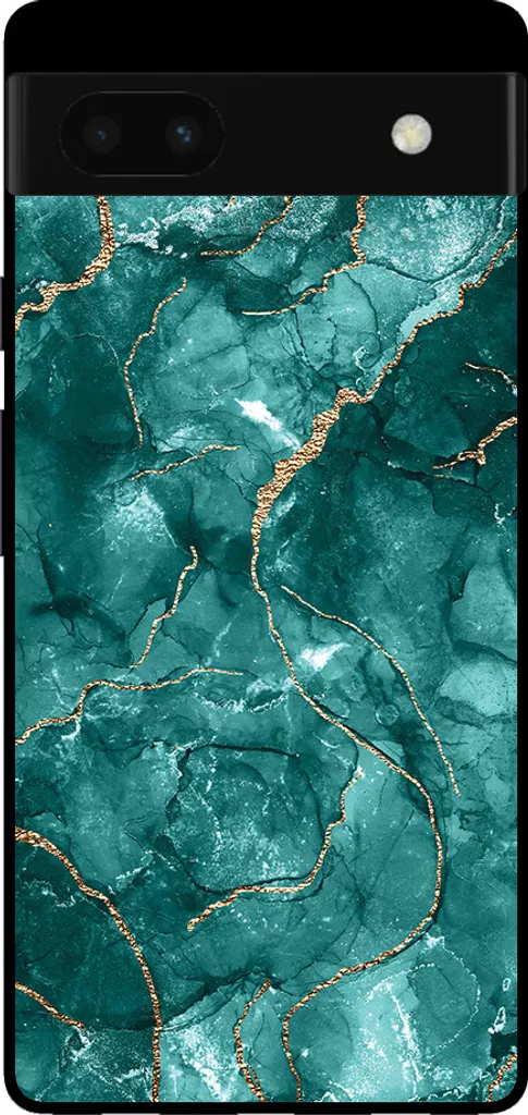 Custodia TPU Google Pixel 6 Pro Marmo Verde Oro | Test Smartphonica