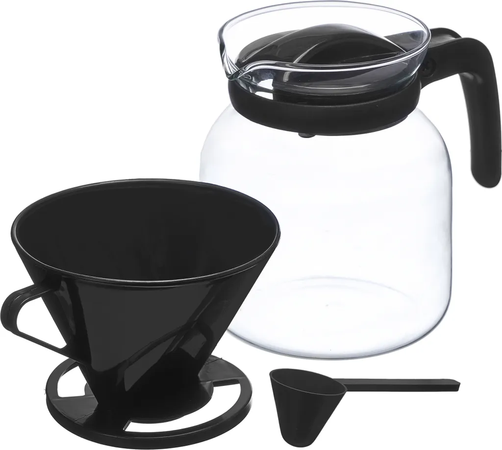 Teiera in Vetro Borosilicato 1.2L con Filtro e Sistema Salvagoccia