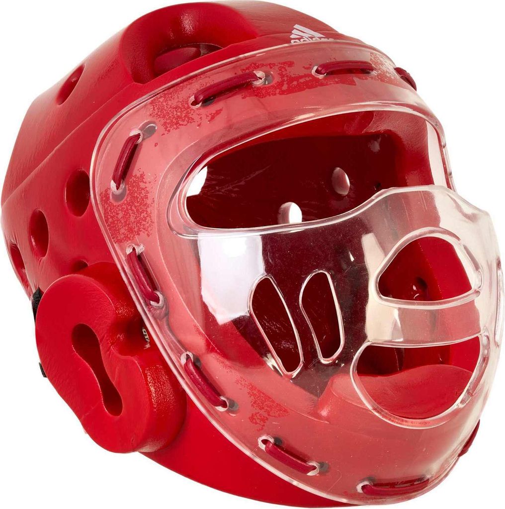 adidas Kopfschutz Dip rot mit Maske L