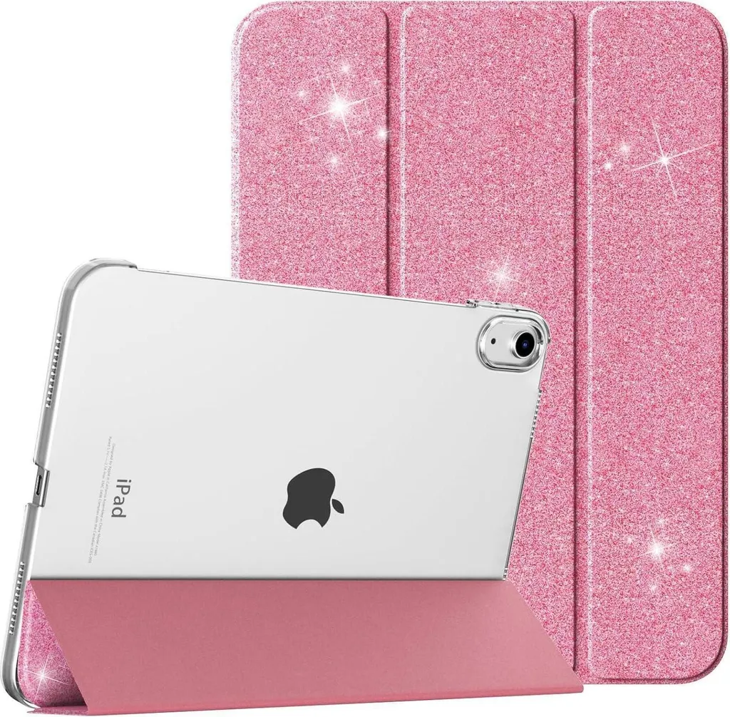 Housse iPad 10.9 Slim Smart Case Ultra Mince avec Support Intégré Rouge