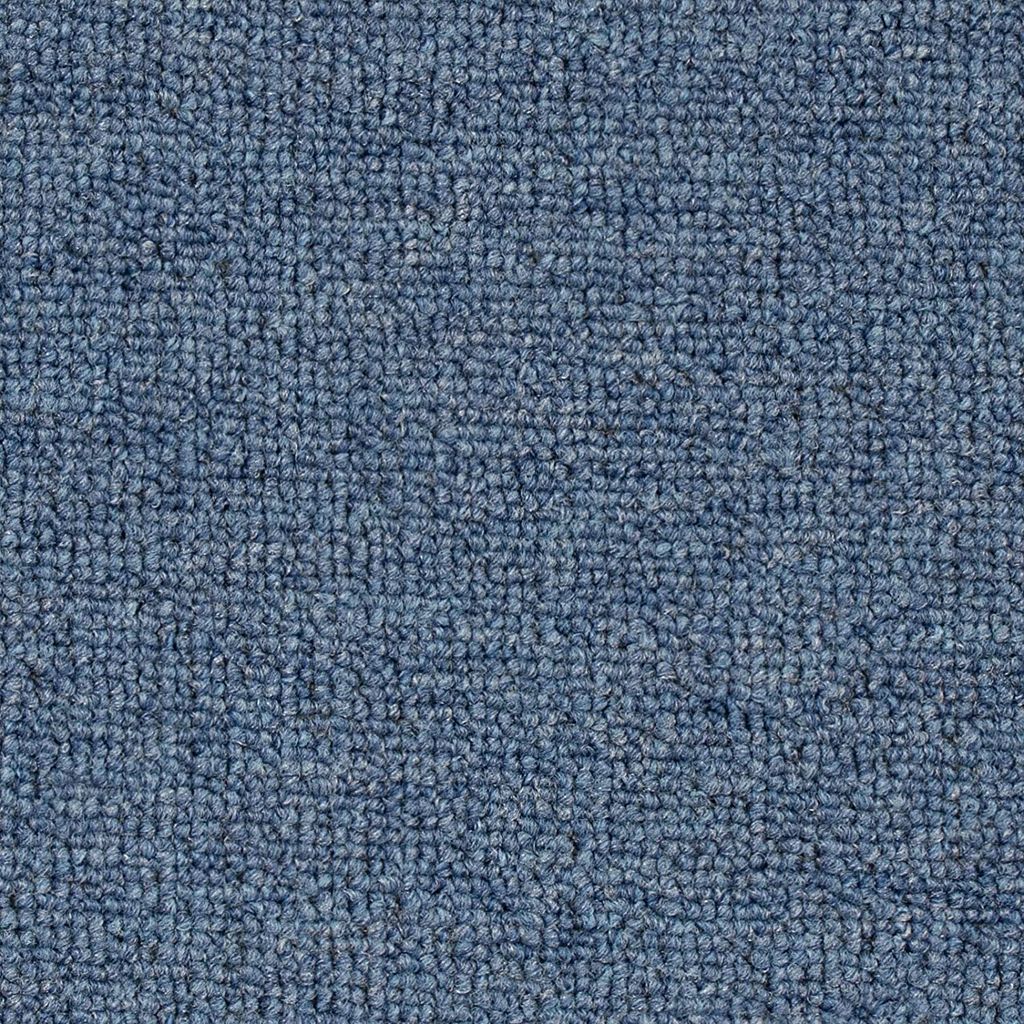 Teppich London pflegeleichter flacher Schlingenflor Wohnteppich Hellblau 200x290 cm