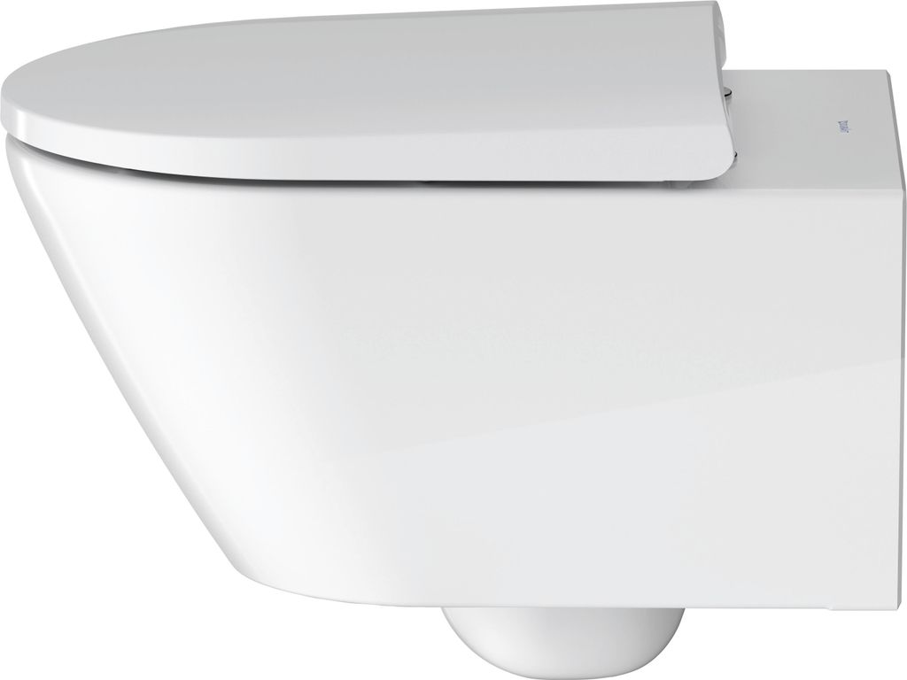 Duravit D-Neo Wand-Tiefspül-WC weiß rim.,WC-Sitz Produktbild 