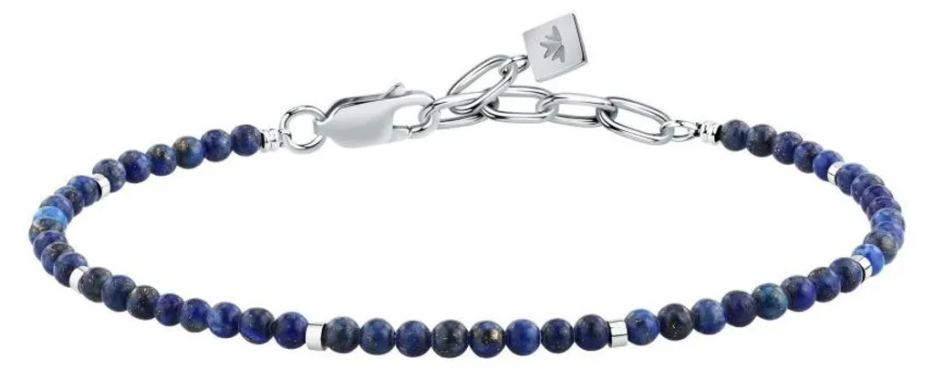 Bracelet minéral en lapis-lazuli Terra S1758 pour homme stylé