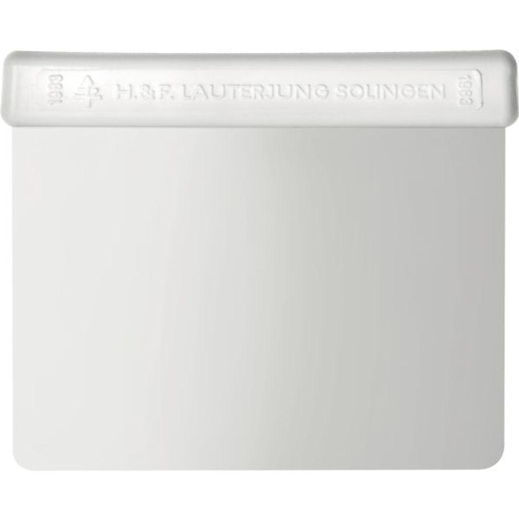LAUTERJUNG Bäckerspachtel rostfrei, eckige Form, Länge: 120 mm, Breite: 85 mm