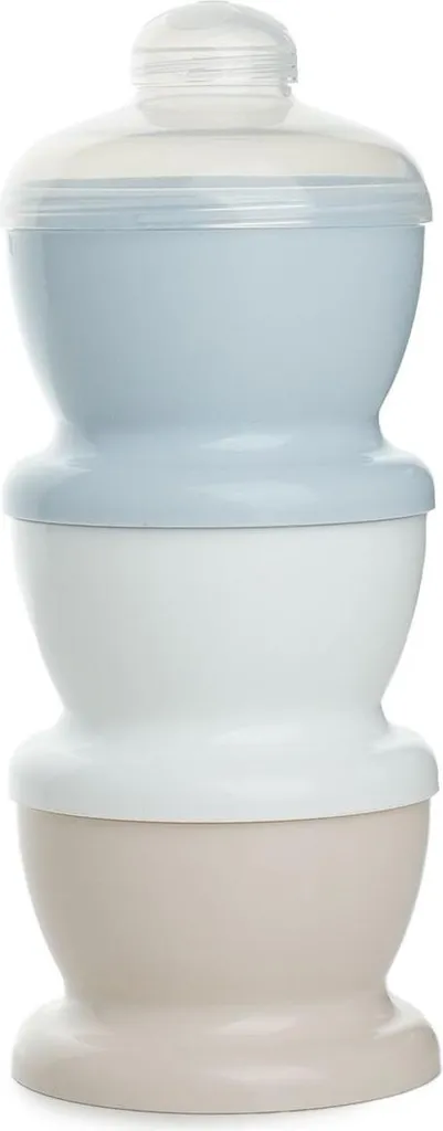 Dosatore Latte Polvere Thermobaby Impilabile Fiore Blu 10 Dosi