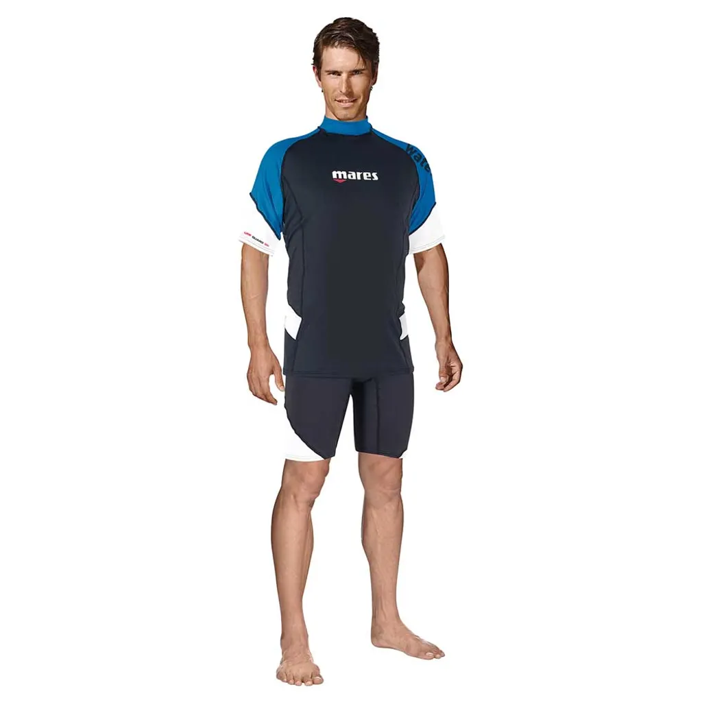 T-shirt de sport nautique Mares bleu XXL pour homme - Idéal plage et mer