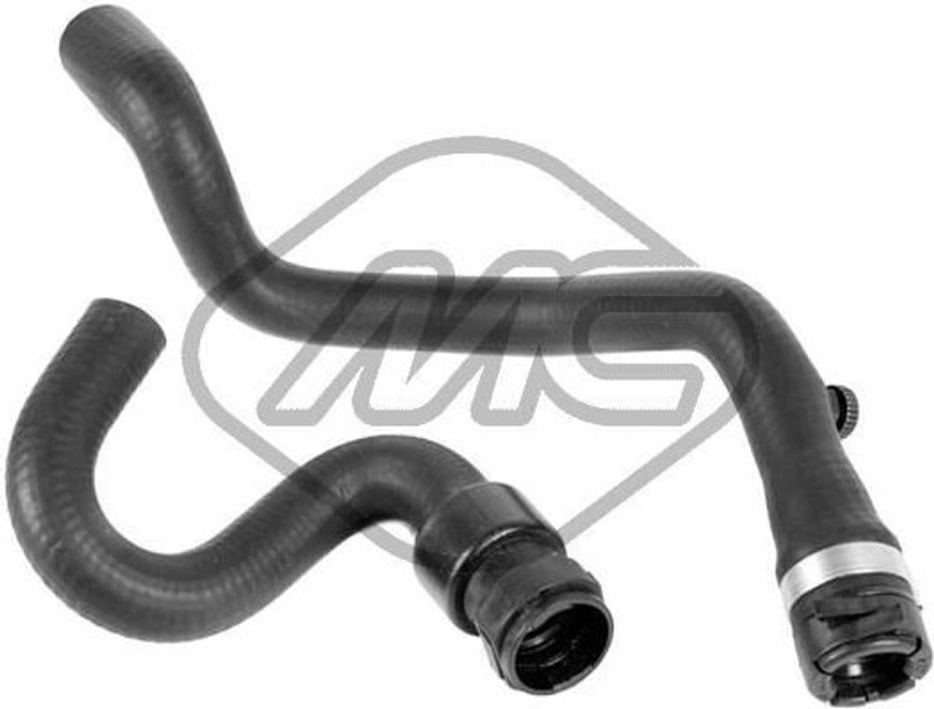 Metalcaucho Wärmetauscher-Schlauch 09343 für RENAULT LAGUNA II Grandtour (KG0/1) 0,31kg 310g