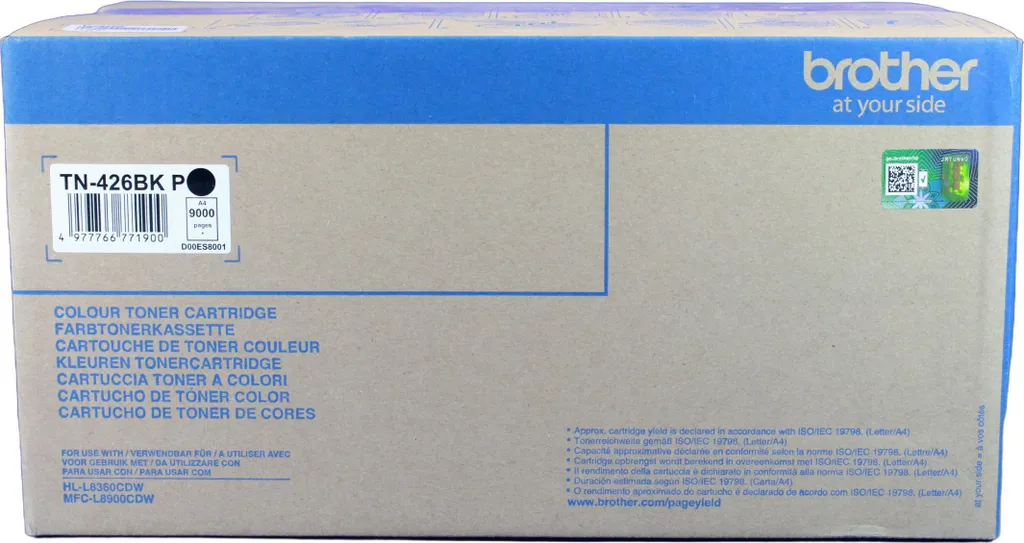 Toner Brother TN-426BK Noir Authentique - Adieu les impressions pâles