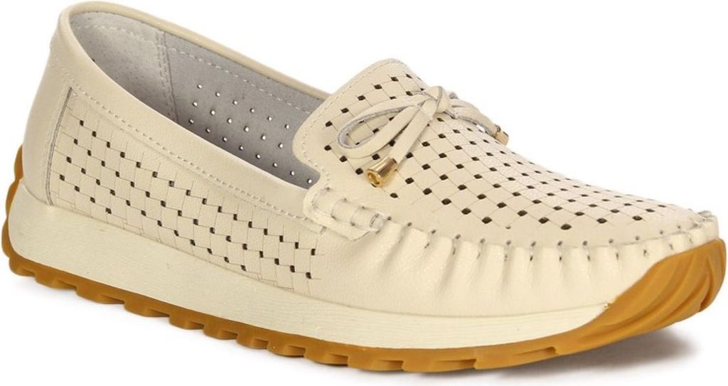 Damen Sneaker Beige 56C1852 mit 2,5 cm Sohlenhöhe, elegant und bequem