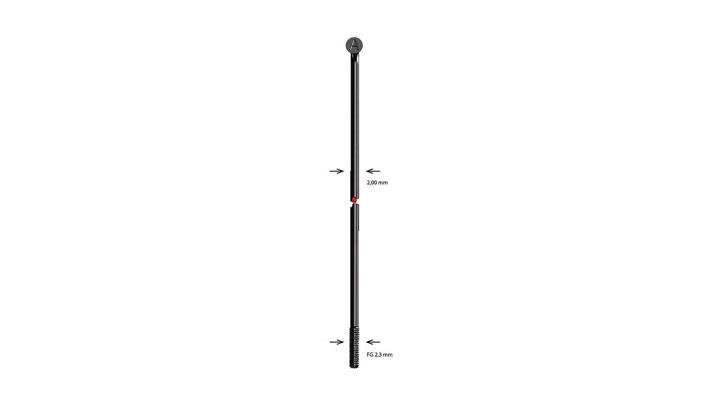 Alpina Speiche Speiche Edelstahl 2x151mm