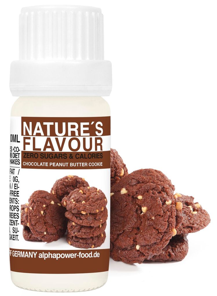 Flavour Drops Natürliches Aroma 10 ml CHOCOLATE PEANUT BUTTER COOKIE