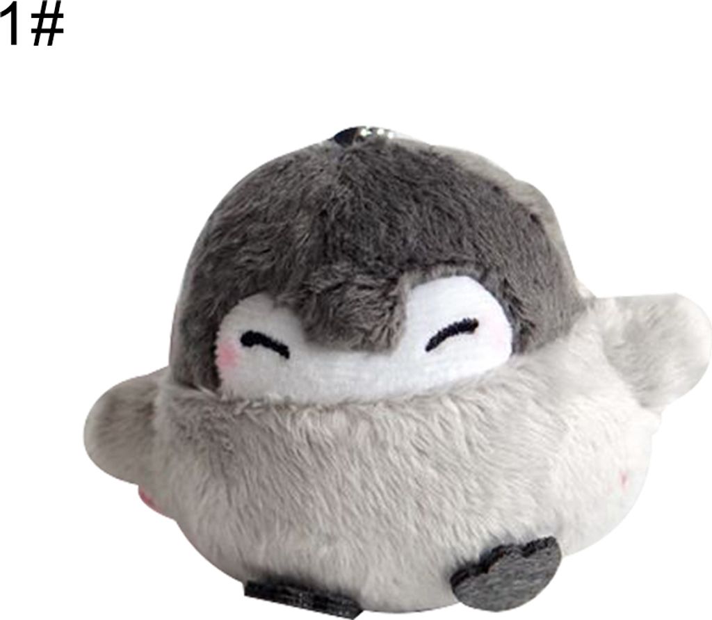 7 cm schöne Pinguin Tier Puppe Plüsch weichen Anhänger Spielzeug Tasche Dekor Geburtstagsgeschenk-1#