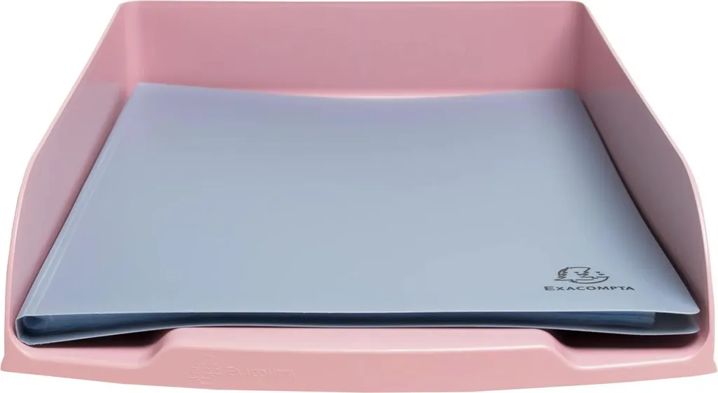 Corbeille à Courrier Rose Candy Combo Styli Exacompta - Ultra Robuste