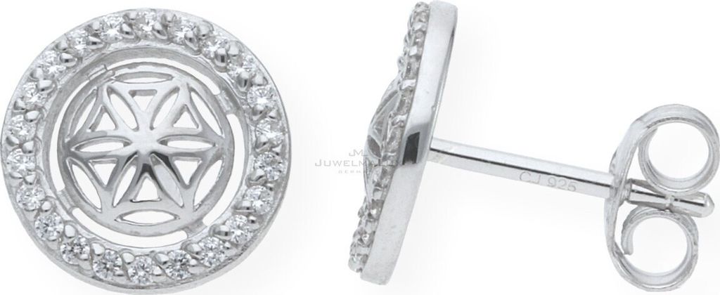 JuwelmaLux Ohrstecker 925 Silber mit Zirkonia JL10-06-1277