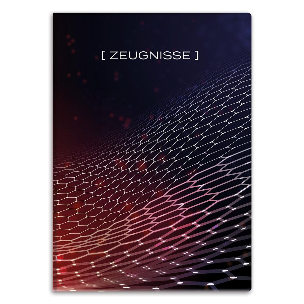 itenga Zeugnismappe Motiv High Tech Hexagonal DIN A4